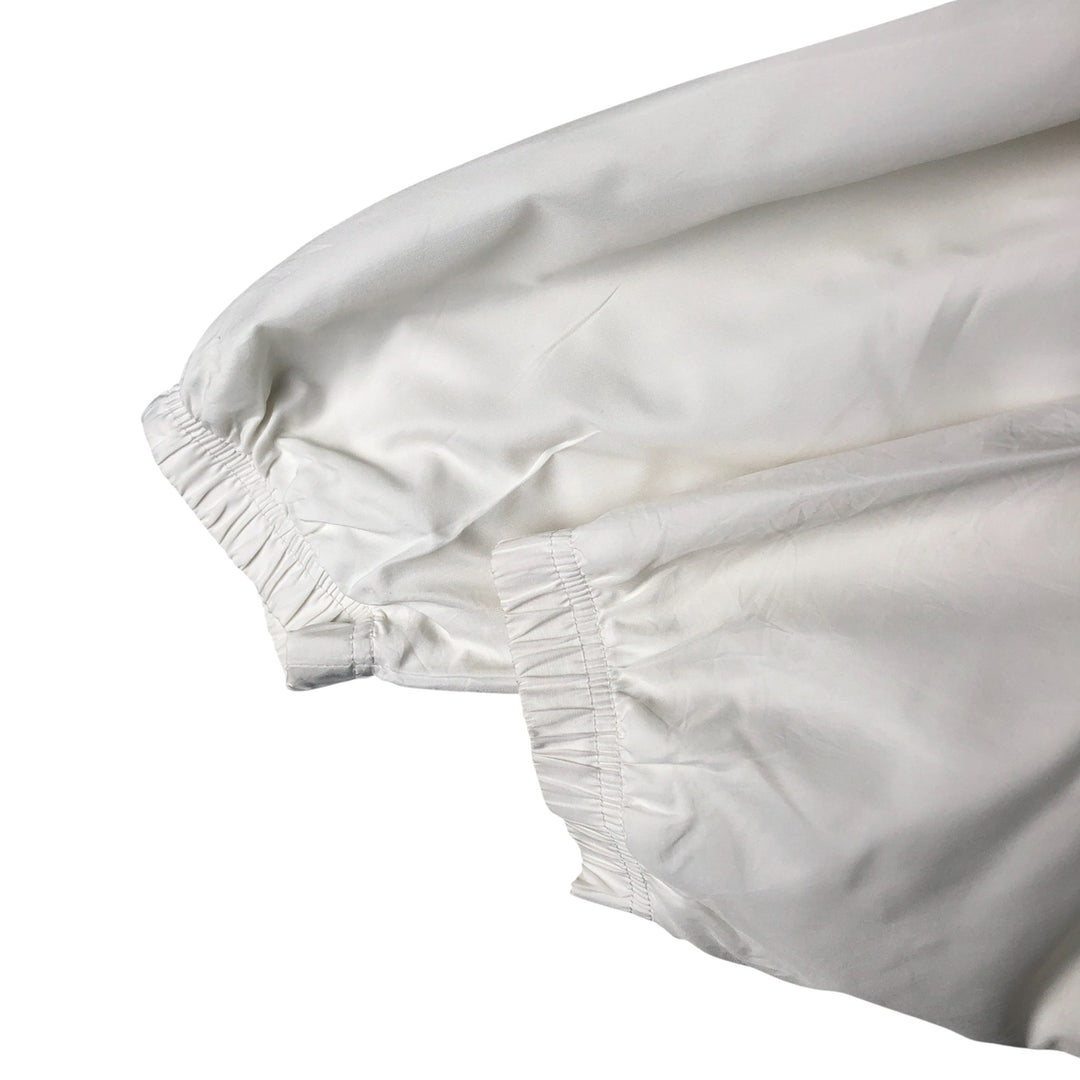 Vintage 80s-90'S Adidas back logo windbreaker, size M, men's polyester white type Vintage Second Hand