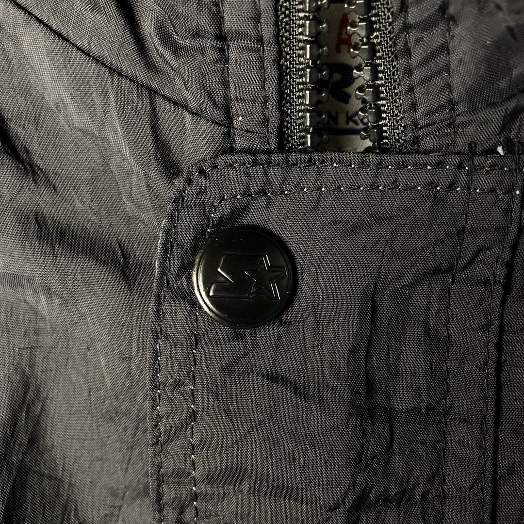 Starter MLB Chicago White Sox Half-Zip Nylon Pullover, Men's Size XL Nylon black type Vintage Second Hand