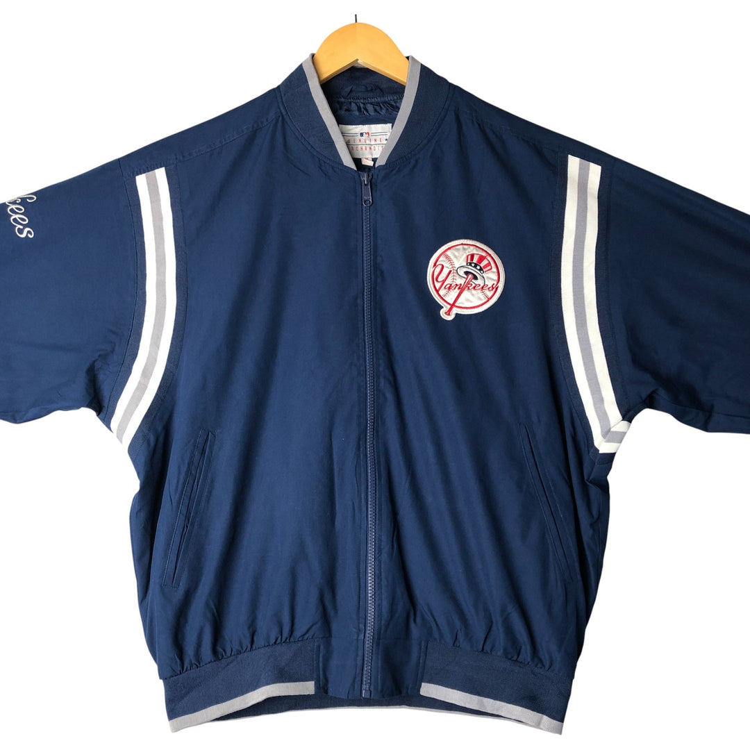 Genuine Merchandise MLB New York Yankees Windbreaker Men's Size Medium polyester navy blue type Vintage Second Hand