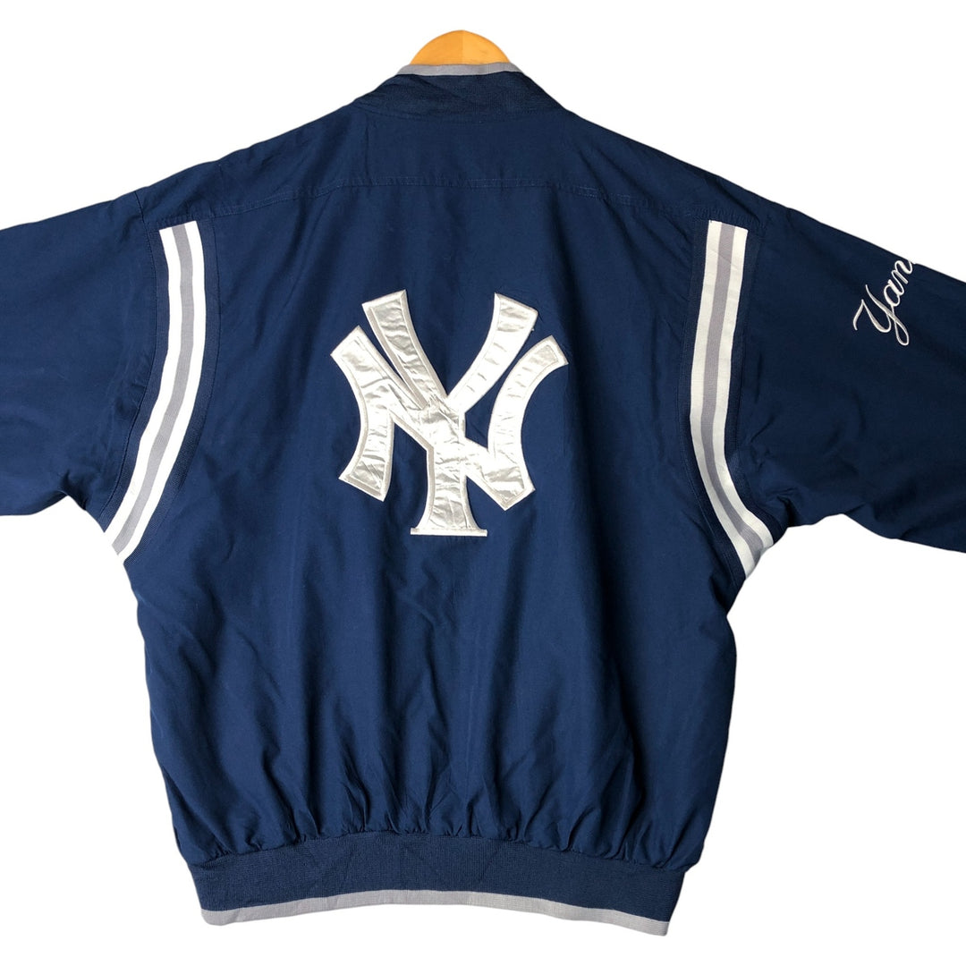 Genuine Merchandise MLB New York Yankees Windbreaker Men's Size Medium polyester navy blue type Vintage Second Hand