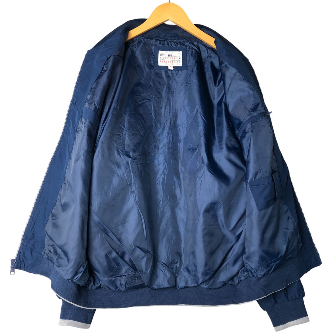Genuine Merchandise MLB New York Yankees Windbreaker Men's Size Medium polyester navy blue type Vintage Second Hand