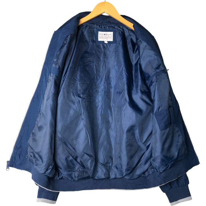 Genuine Merchandise MLB New York Yankees Windbreaker Men's Size Medium polyester navy blue type Vintage Second Hand