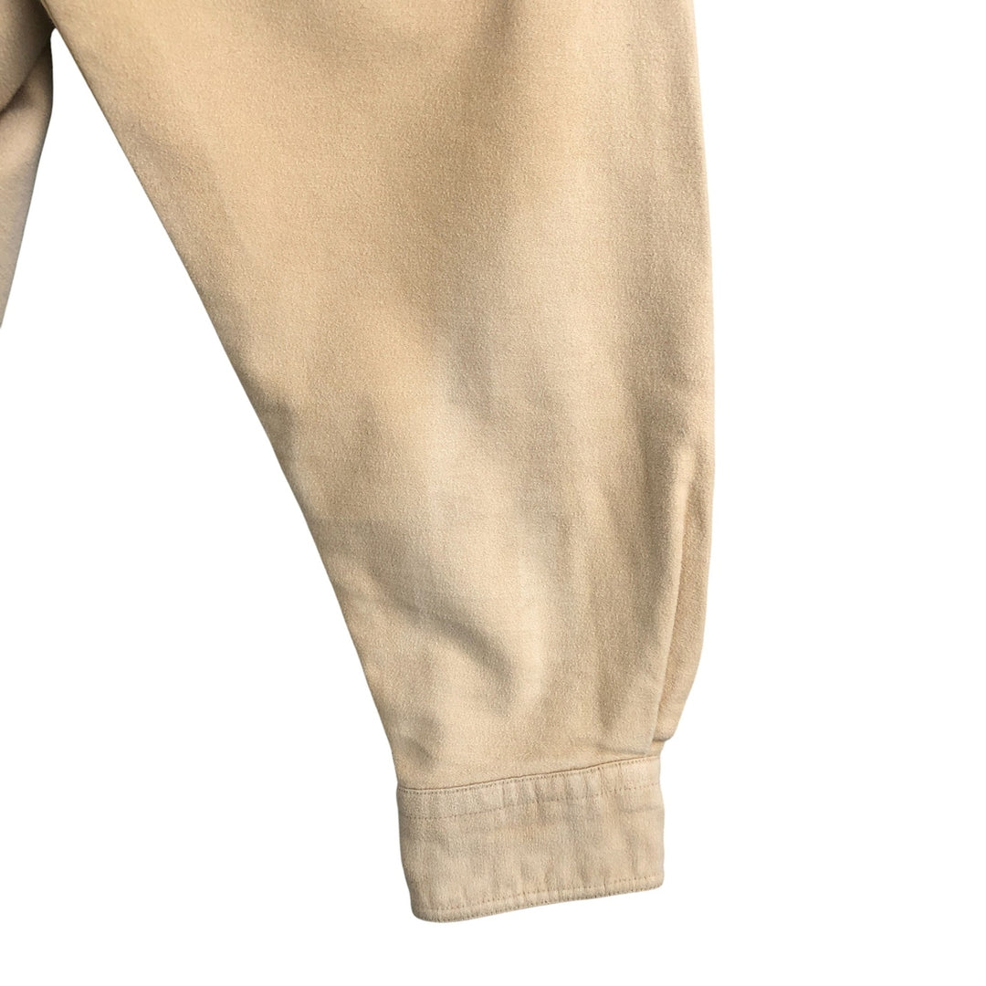 90'S Vintage Filson Long Sleeve Chamois Cloth Shirt, Made in USA, Men's XL cotton Beige type Vintage Second Hand