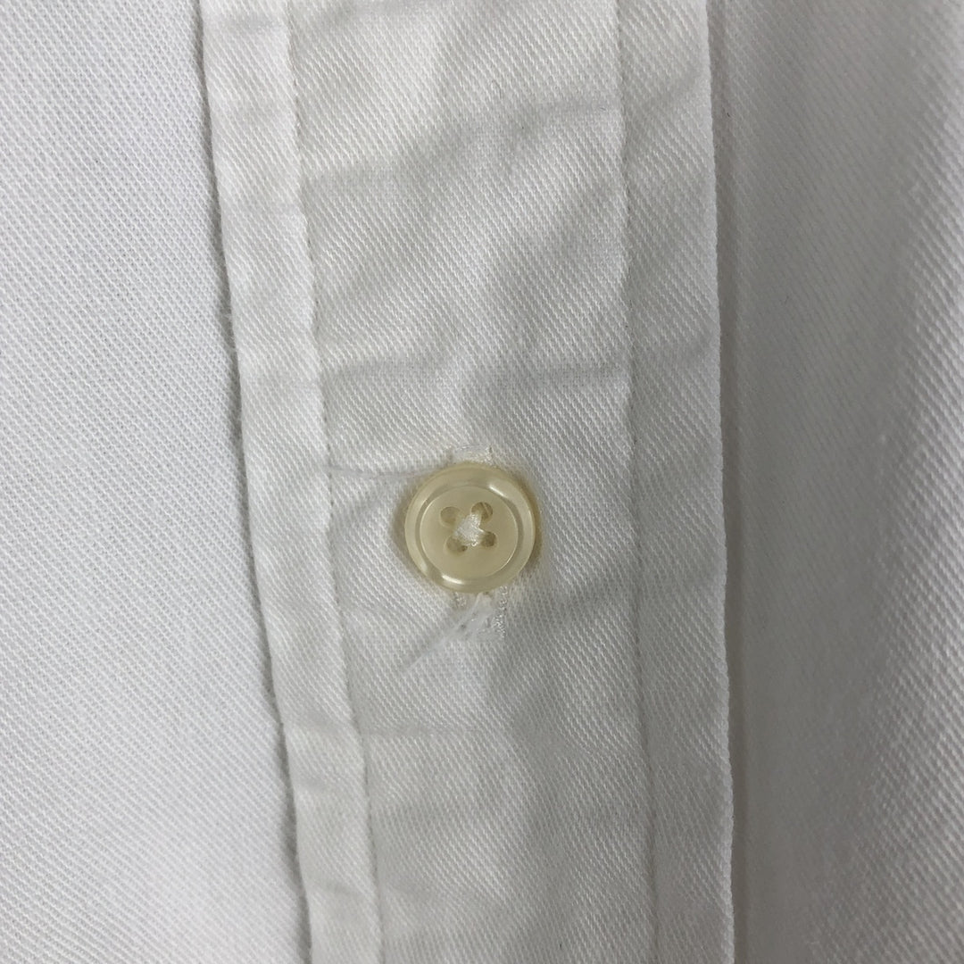 Ralph Lauren POLO by Ralph Lauren BLAKE long-sleeved button-down shirt, men's size M cotton white type Vintage Second Hand