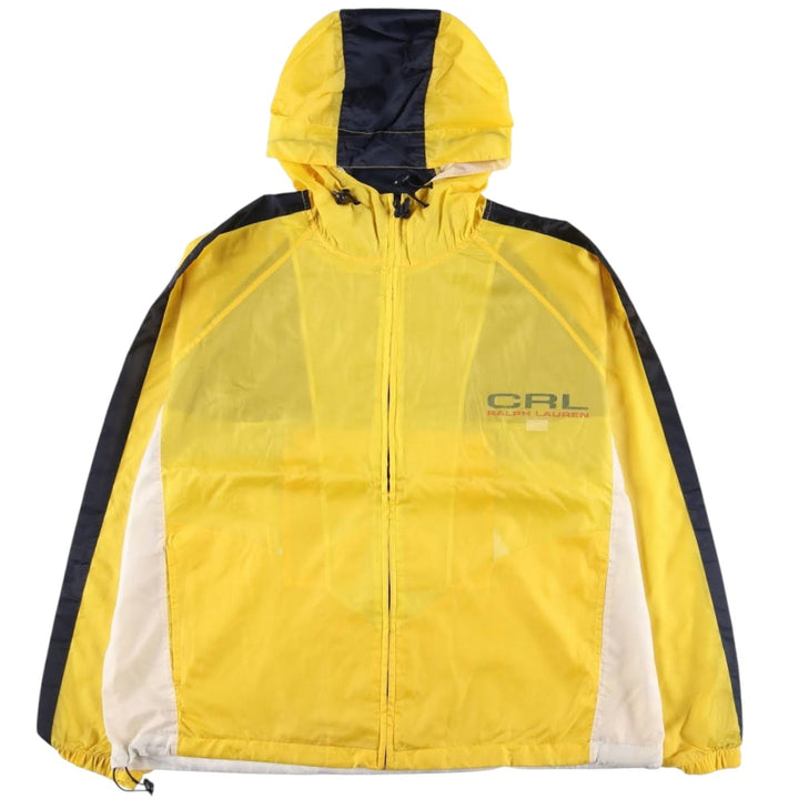 Ralph Lauren Chaps Packable Nylon Parka, Men's XL Nylon yellow type Vintage Second Hand