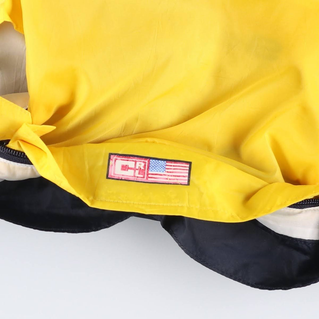Ralph Lauren Chaps Packable Nylon Parka, Men's XL Nylon yellow type Vintage Second Hand