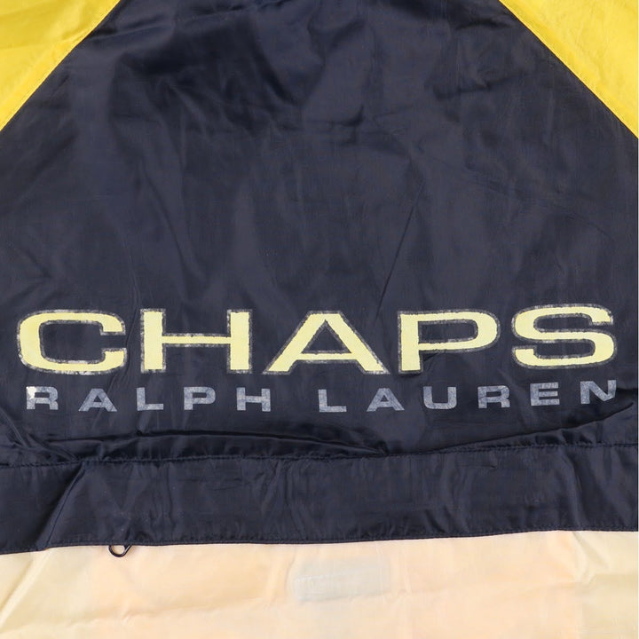 Ralph Lauren Chaps Packable Nylon Parka, Men's XL Nylon yellow type Vintage Second Hand