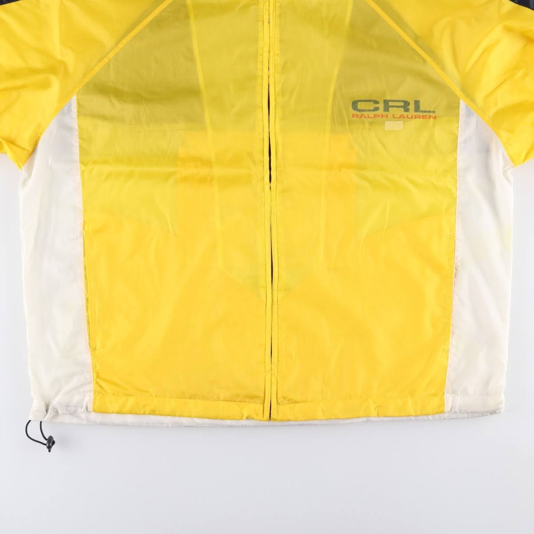 Ralph Lauren Chaps Packable Nylon Parka, Men's XL Nylon yellow type Vintage Second Hand