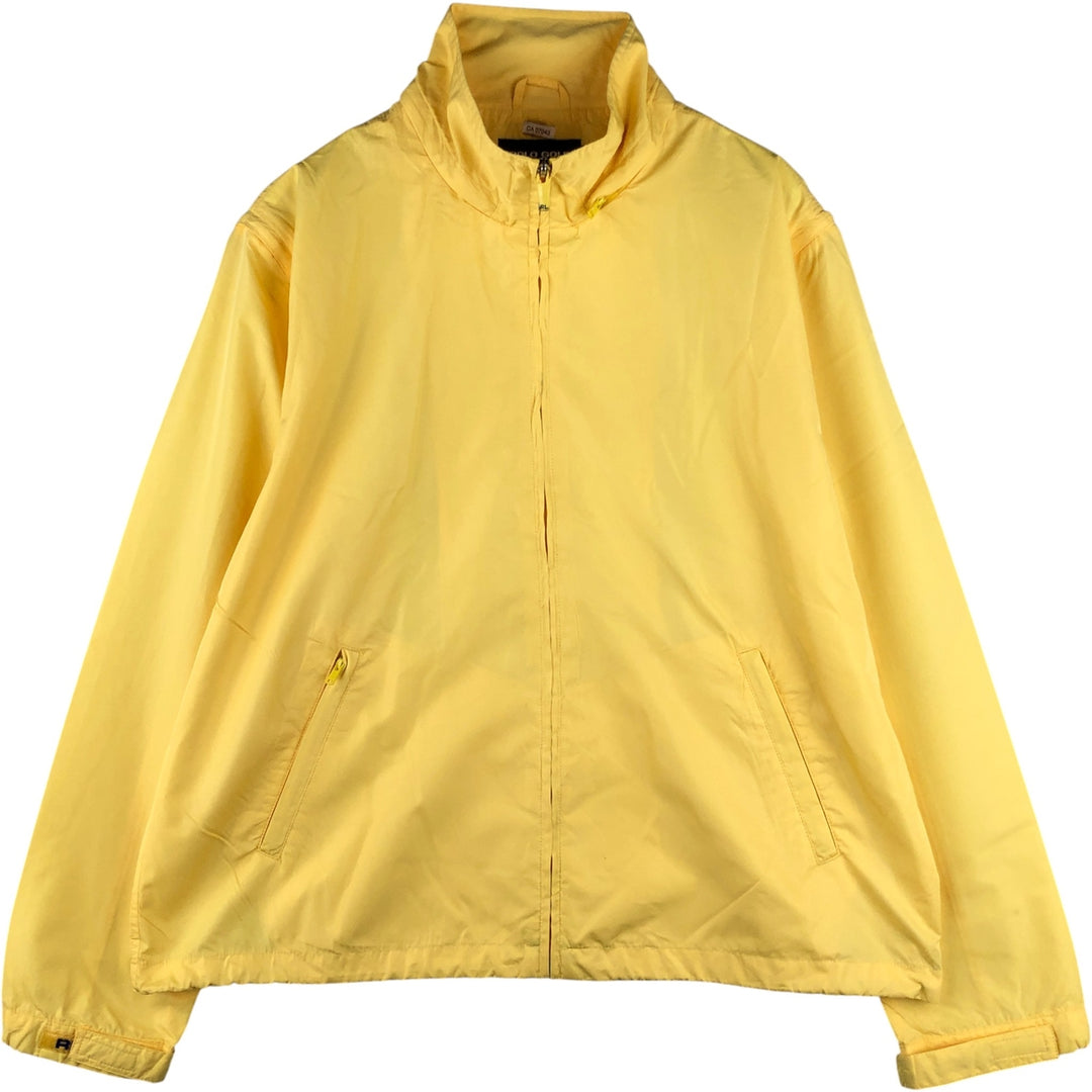 Ralph Lauren windbreaker, men's size M polyester yellow type Vintage Second Hand