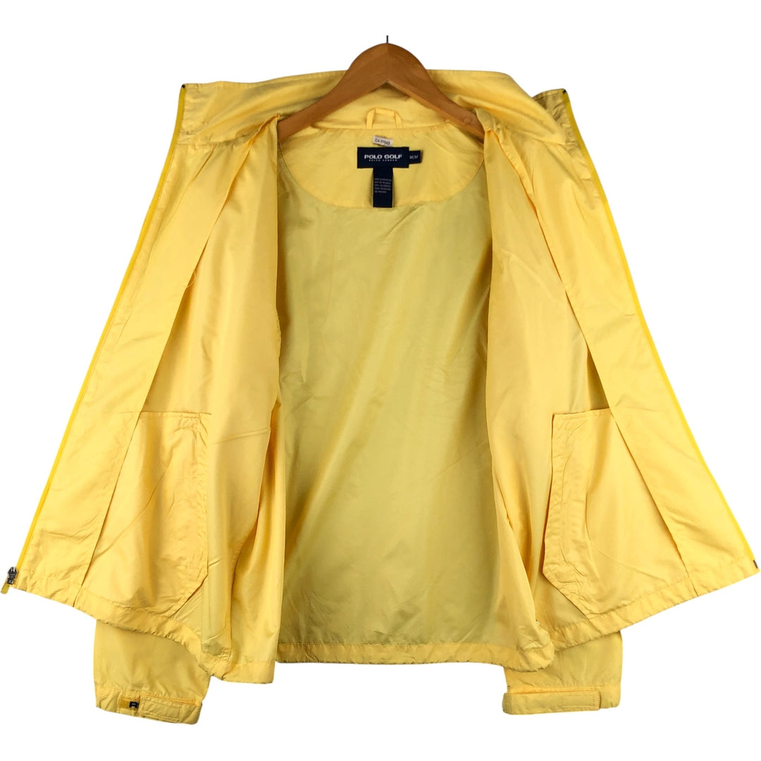 Ralph Lauren windbreaker, men's size M polyester yellow type Vintage Second Hand