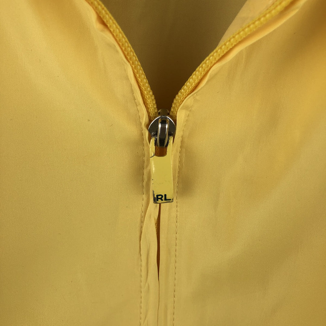 Ralph Lauren windbreaker, men's size M polyester yellow type Vintage Second Hand