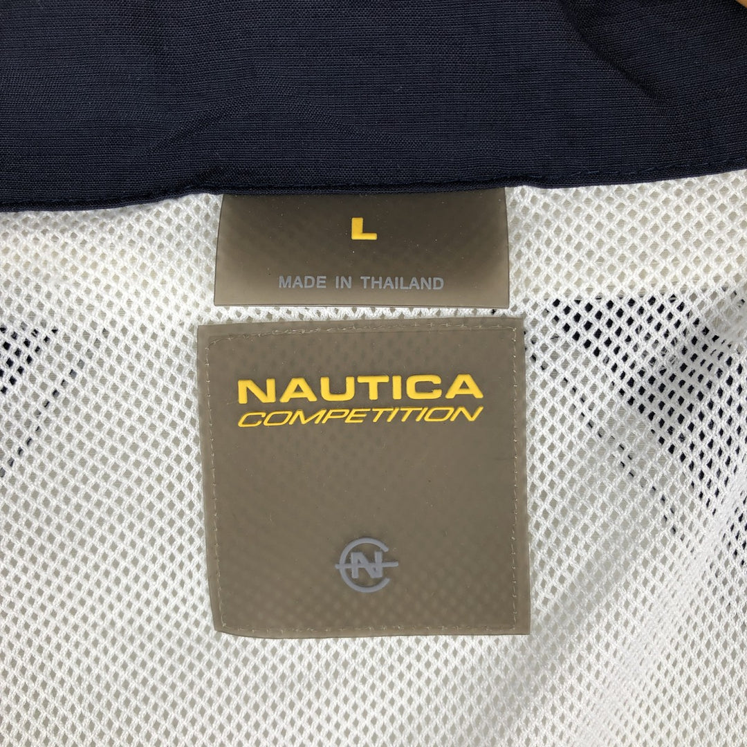 Nautica Competition NX1000 Ripstop Nylon Jacket, Men's Size L Nylon white type Vintage Second Hand