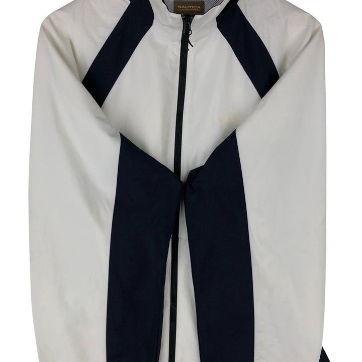 Nautica Competition NX1000 Ripstop Nylon Jacket, Men's Size L Nylon white type Vintage Second Hand