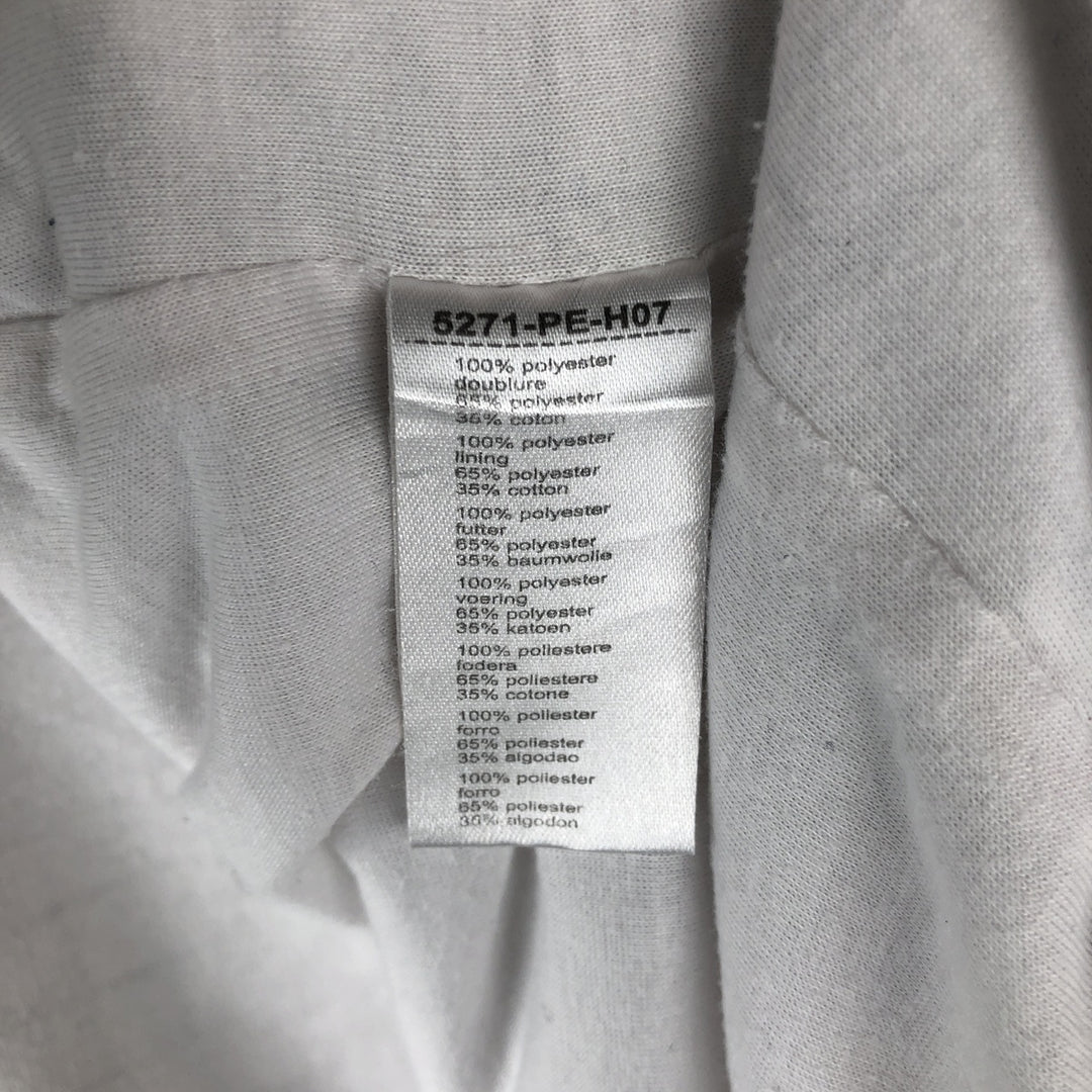 Lacoste LACOSTE SPORT Check Pattern Windbreaker, Men's XL polyester white type Vintage Second Hand