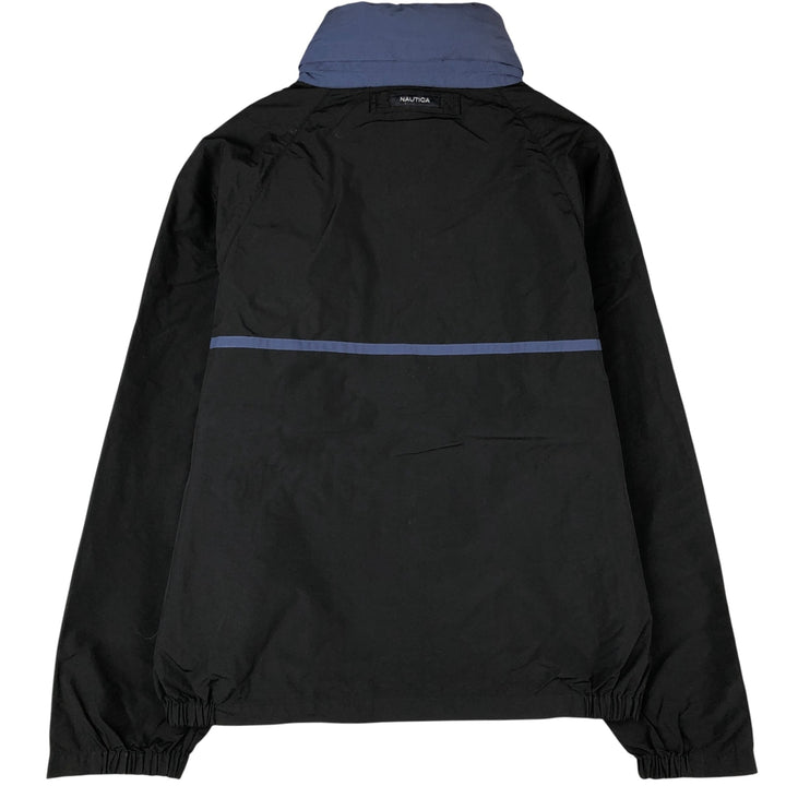 NAUTICA Sailing Jacket, Men's Size L Nylon black type Vintage Second Hand