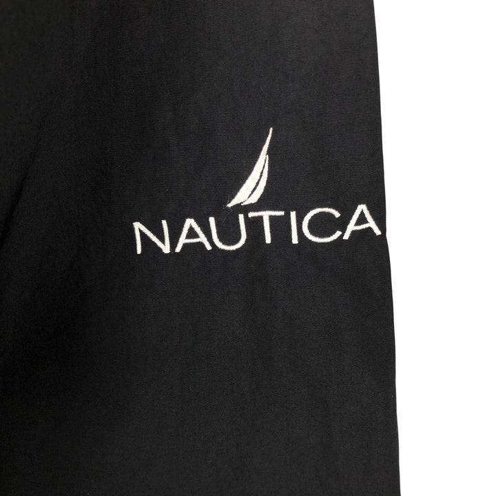 NAUTICA Sailing Jacket, Men's Size L Nylon black type Vintage Second Hand