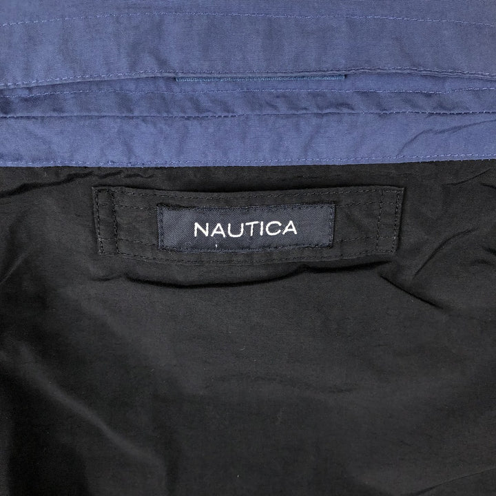 NAUTICA Sailing Jacket, Men's Size L Nylon black type Vintage Second Hand