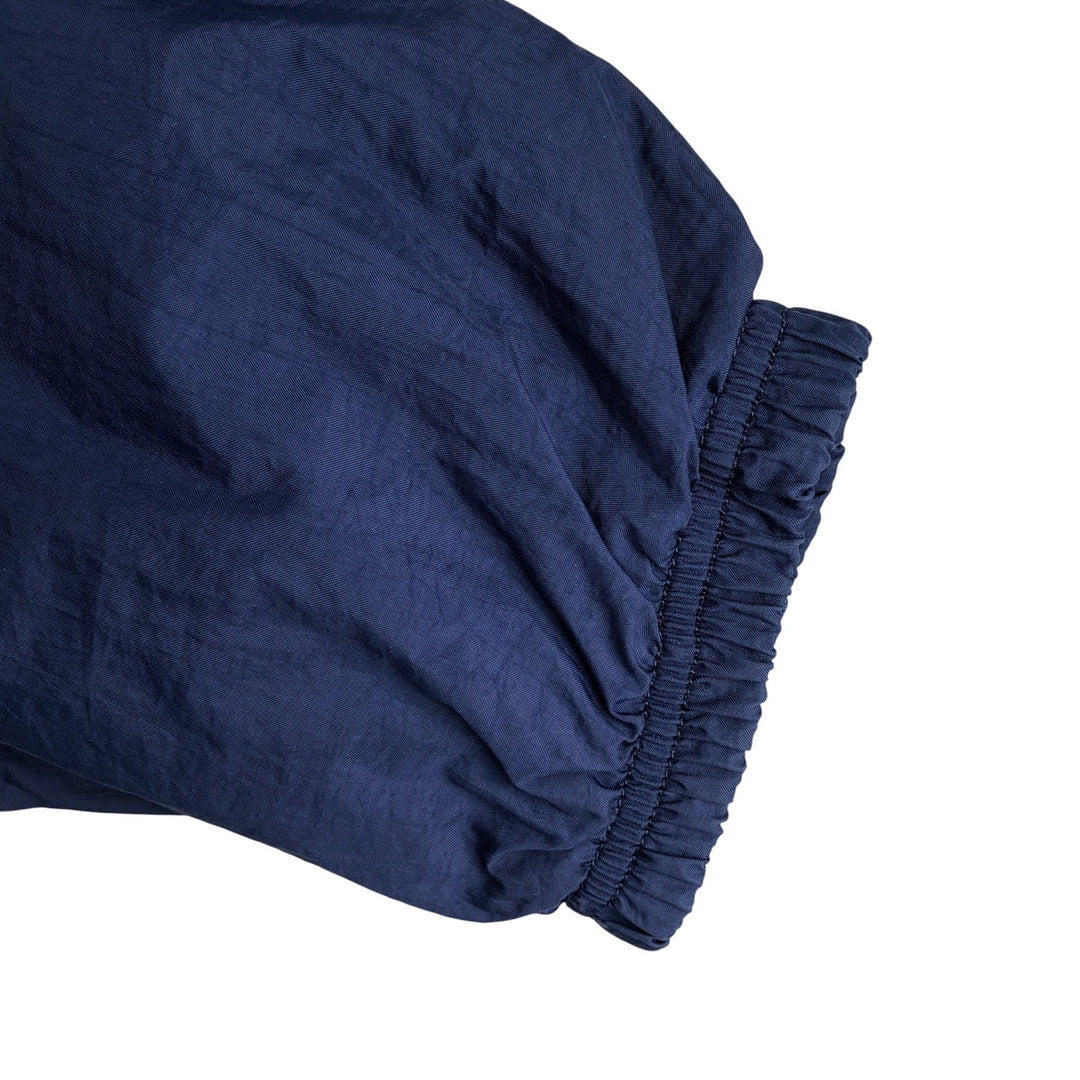 Vintage 90'S Nike hooded windbreaker, size M, men's polyester navy blue type Vintage Second Hand
