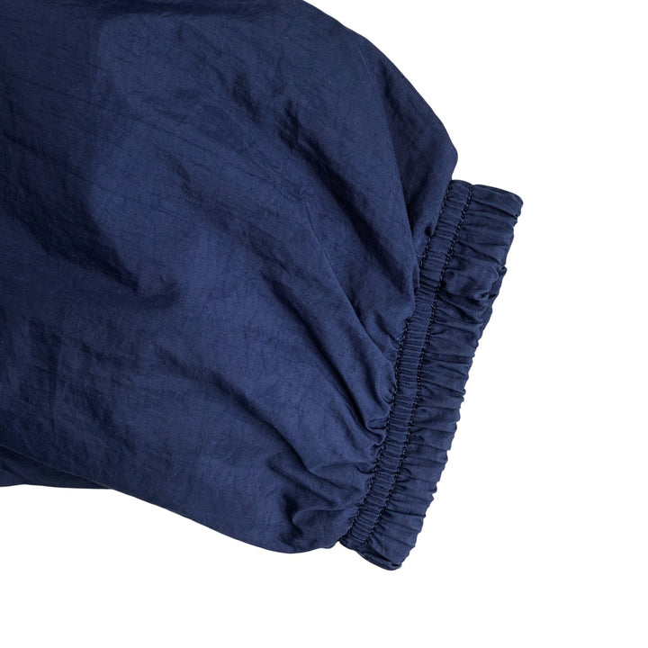 Vintage 90'S Nike hooded windbreaker, size M, men's polyester navy blue type Vintage Second Hand