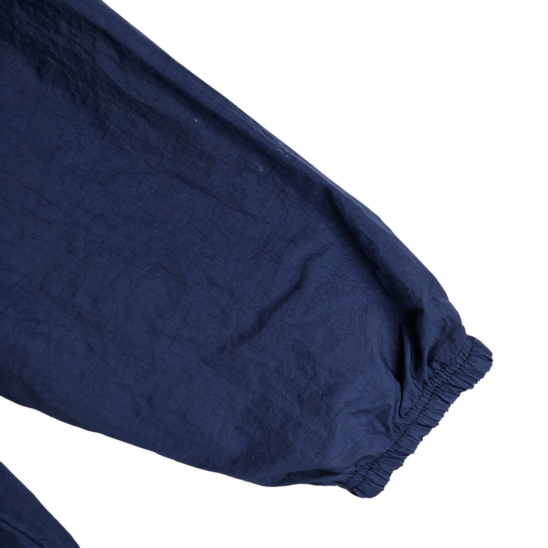 Vintage 90'S Nike hooded windbreaker, size M, men's polyester navy blue type Vintage Second Hand