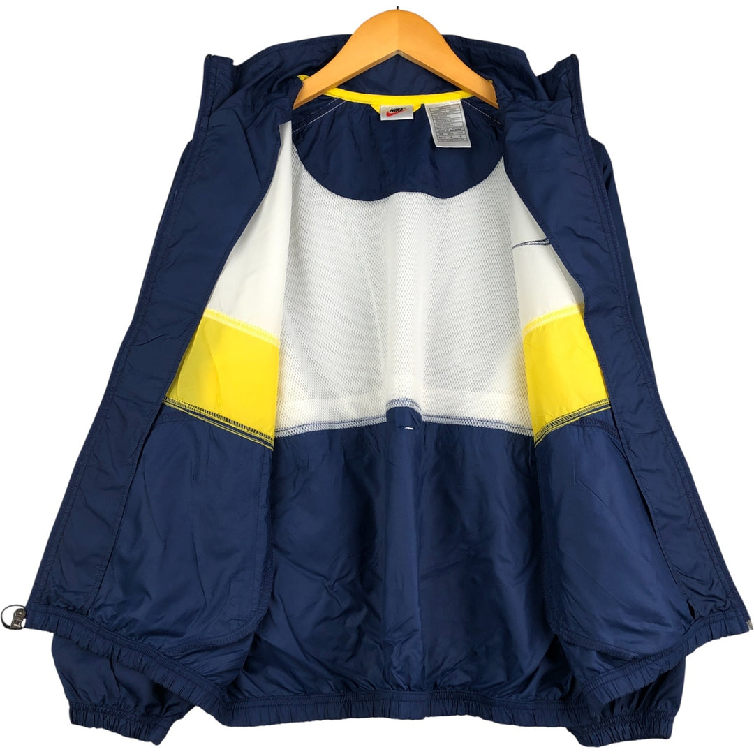 90'S Nike NIKE Nylon Jacket Men's M Size Vintage Nylon white type Vintage Second Hand