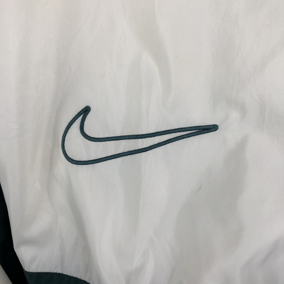 90'S Nike Windbreaker Men's M Size Vintage polyester white type Vintage Second Hand