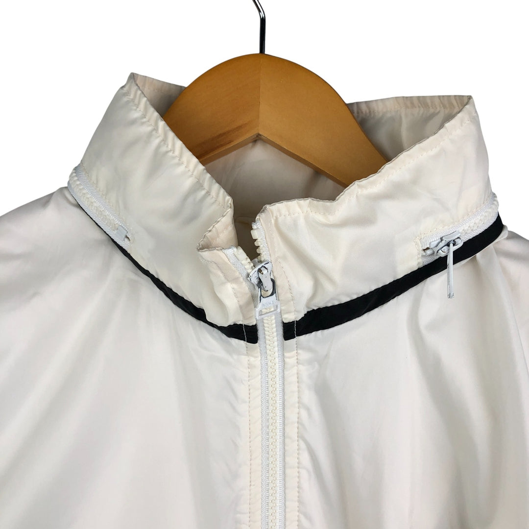 90'S Nike Windbreaker Men's M Size Vintage polyester white type Vintage Second Hand