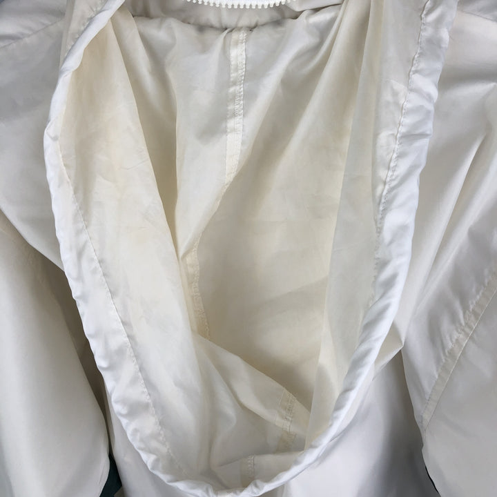 90'S Nike Windbreaker Men's M Size Vintage polyester white type Vintage Second Hand
