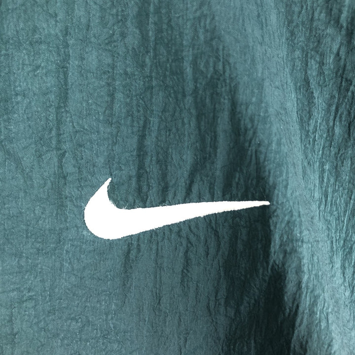 90'S Nike NIKE Back Logo Nylon Jacket Men's Size L Vintage unclear green type Vintage Second Hand