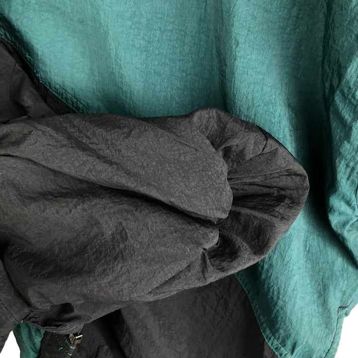 90'S Nike NIKE Back Logo Nylon Jacket Men's Size L Vintage unclear green type Vintage Second Hand