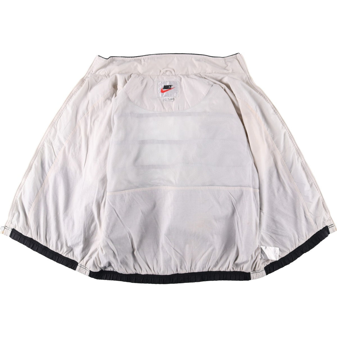 90'S Nike Windbreaker Men's XL Vintage polyester white type Vintage Second Hand