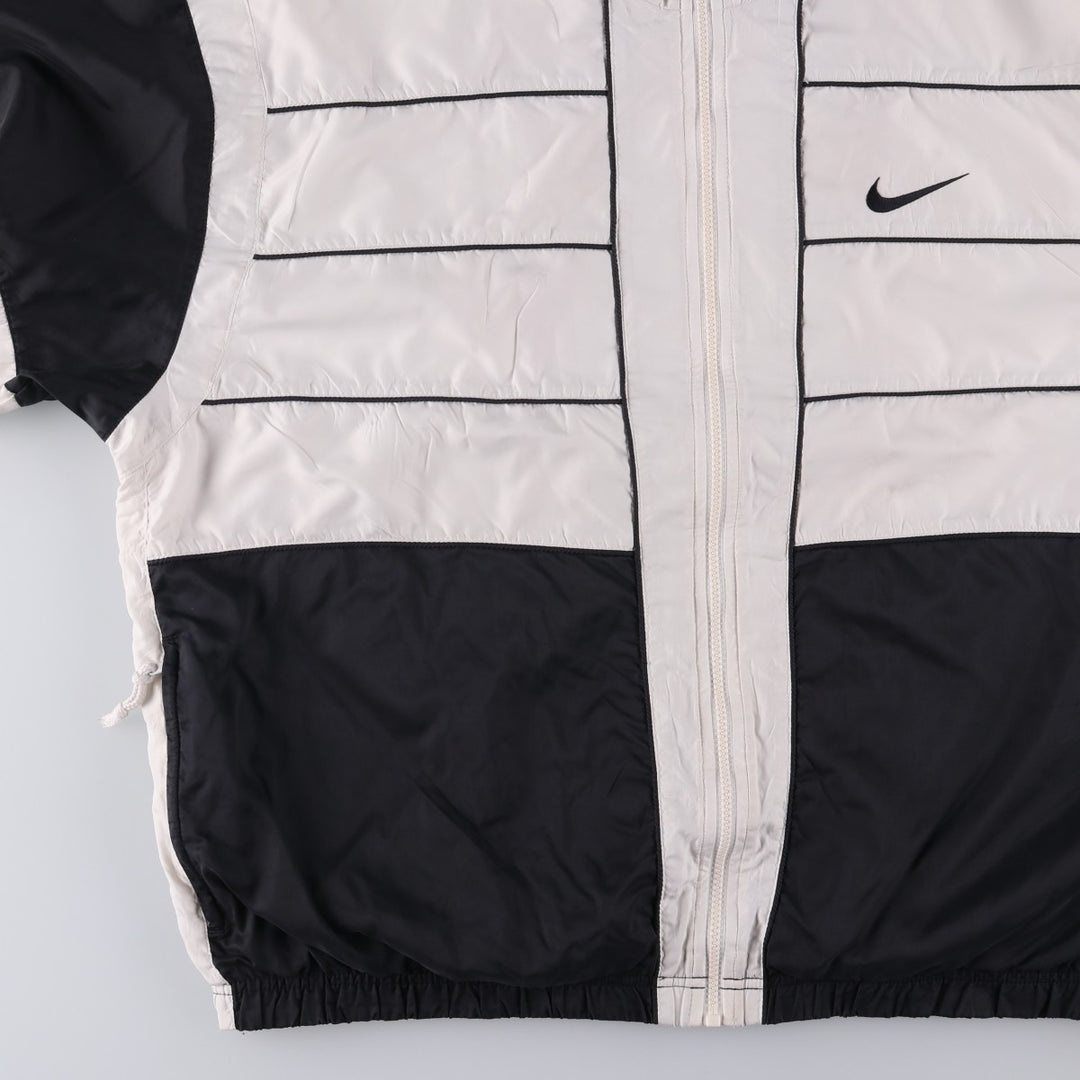 90'S Nike Windbreaker Men's XL Vintage polyester white type Vintage Second Hand