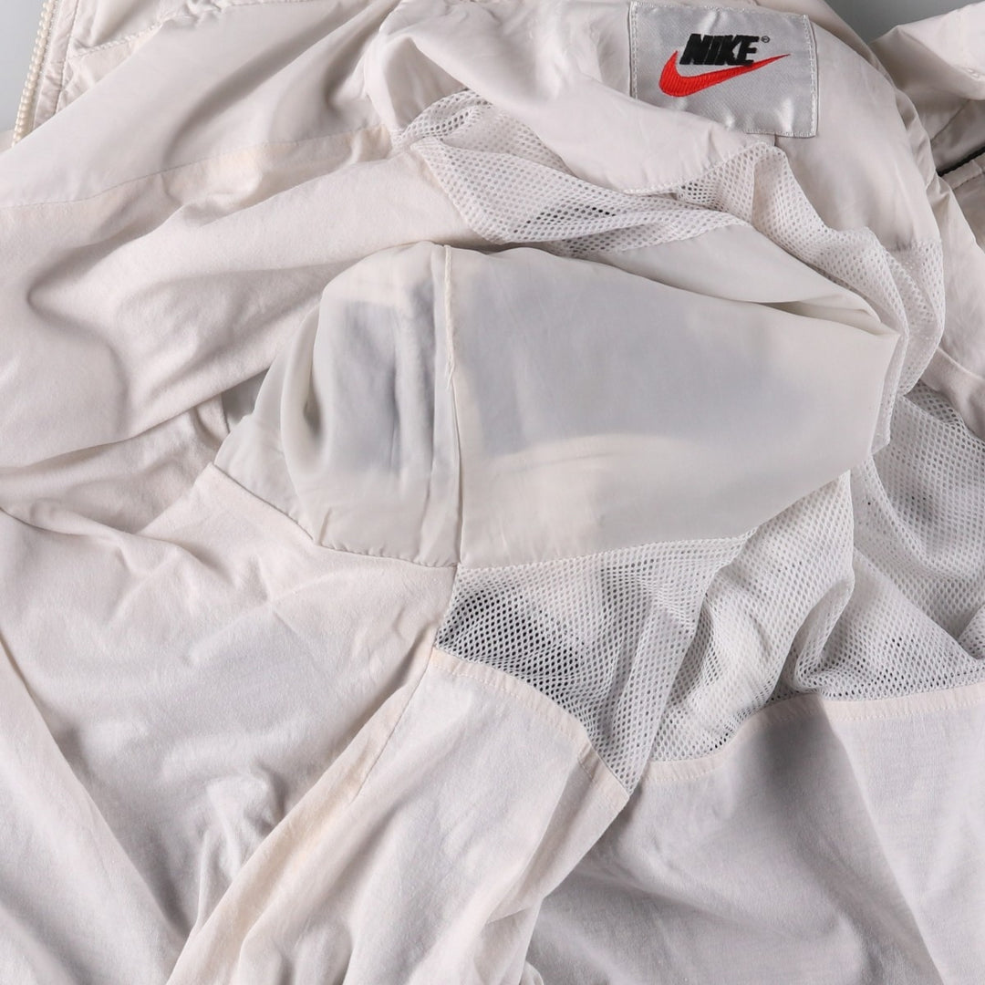90'S Nike Windbreaker Men's XL Vintage polyester white type Vintage Second Hand
