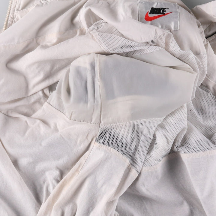 90'S Nike Windbreaker Men's XL Vintage polyester white type Vintage Second Hand