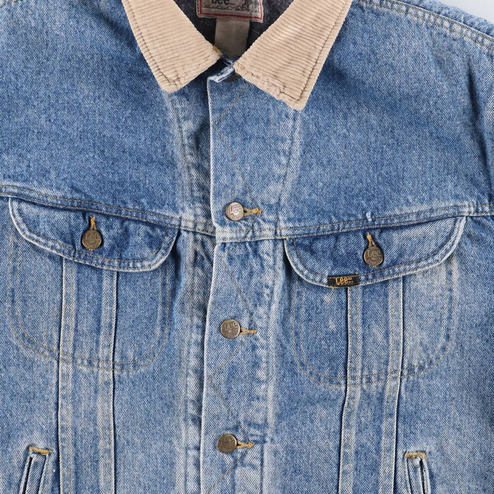 Vintage Lee STORM RIDER denim jacket from the 1980'S and 1990s, size XL, men's. cotton blue type Vintage Second Hand