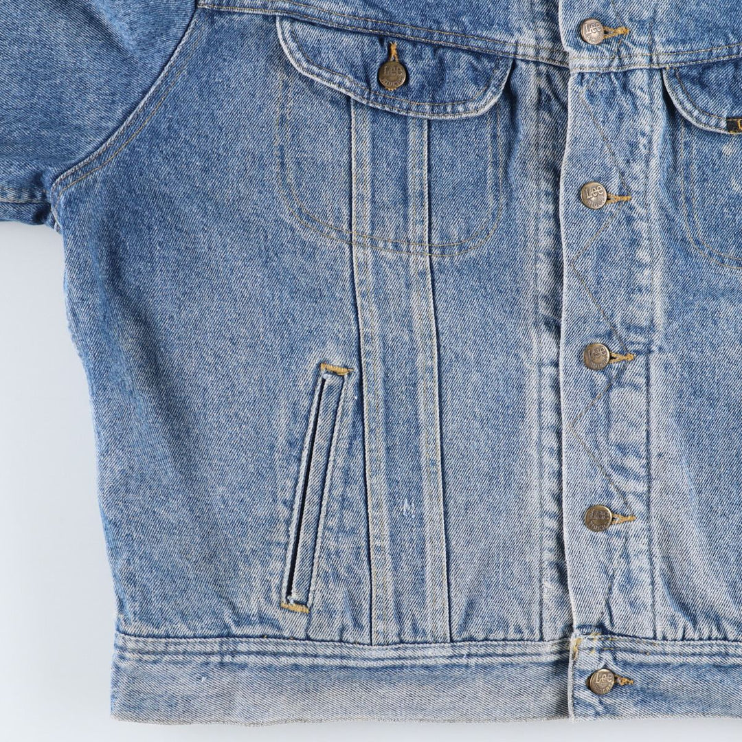 Vintage Lee STORM RIDER denim jacket from the 1980'S and 1990s, size XL, men's. cotton blue type Vintage Second Hand