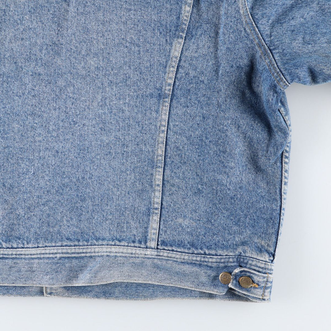 Vintage Lee STORM RIDER denim jacket from the 1980'S and 1990s, size XL, men's. cotton blue type Vintage Second Hand