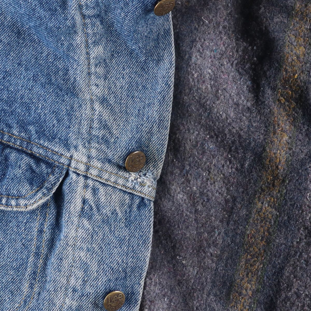 Vintage Lee STORM RIDER denim jacket from the 1980'S and 1990s, size XL, men's. cotton blue type Vintage Second Hand