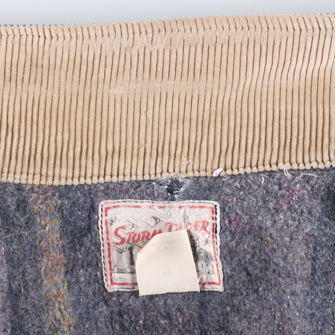 Vintage Lee STORM RIDER denim jacket from the 1980'S and 1990s, size XL, men's. cotton blue type Vintage Second Hand