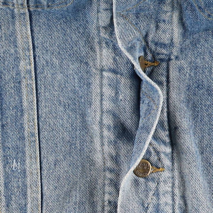 Vintage Lee STORM RIDER denim jacket from the 1980'S and 1990s, size XL, men's. cotton blue type Vintage Second Hand