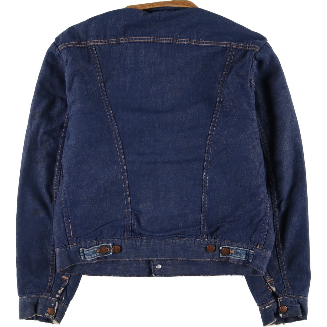 Vintage 1970'S Maverick Blue Bell Bat-Dyed Denim Jacket, Made in USA, Men's Size Small unclear blue type Vintage Second Hand