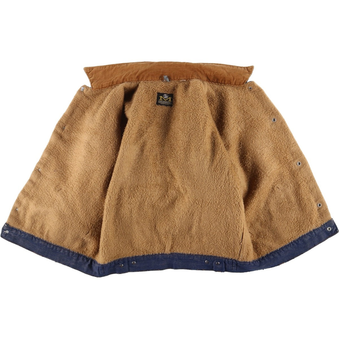 Vintage 1970'S Maverick Blue Bell Bat-Dyed Denim Jacket, Made in USA, Men's Size Small unclear blue type Vintage Second Hand