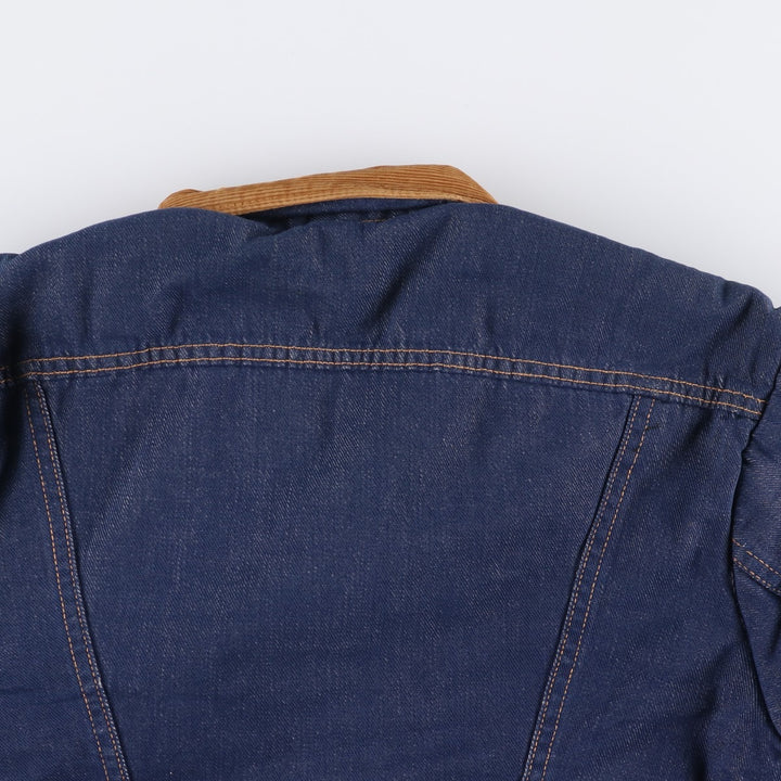 Vintage 1970'S Maverick Blue Bell Bat-Dyed Denim Jacket, Made in USA, Men's Size Small unclear blue type Vintage Second Hand