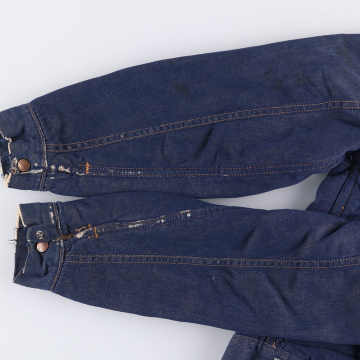 Vintage 1970'S Maverick Blue Bell Bat-Dyed Denim Jacket, Made in USA, Men's Size Small unclear blue type Vintage Second Hand