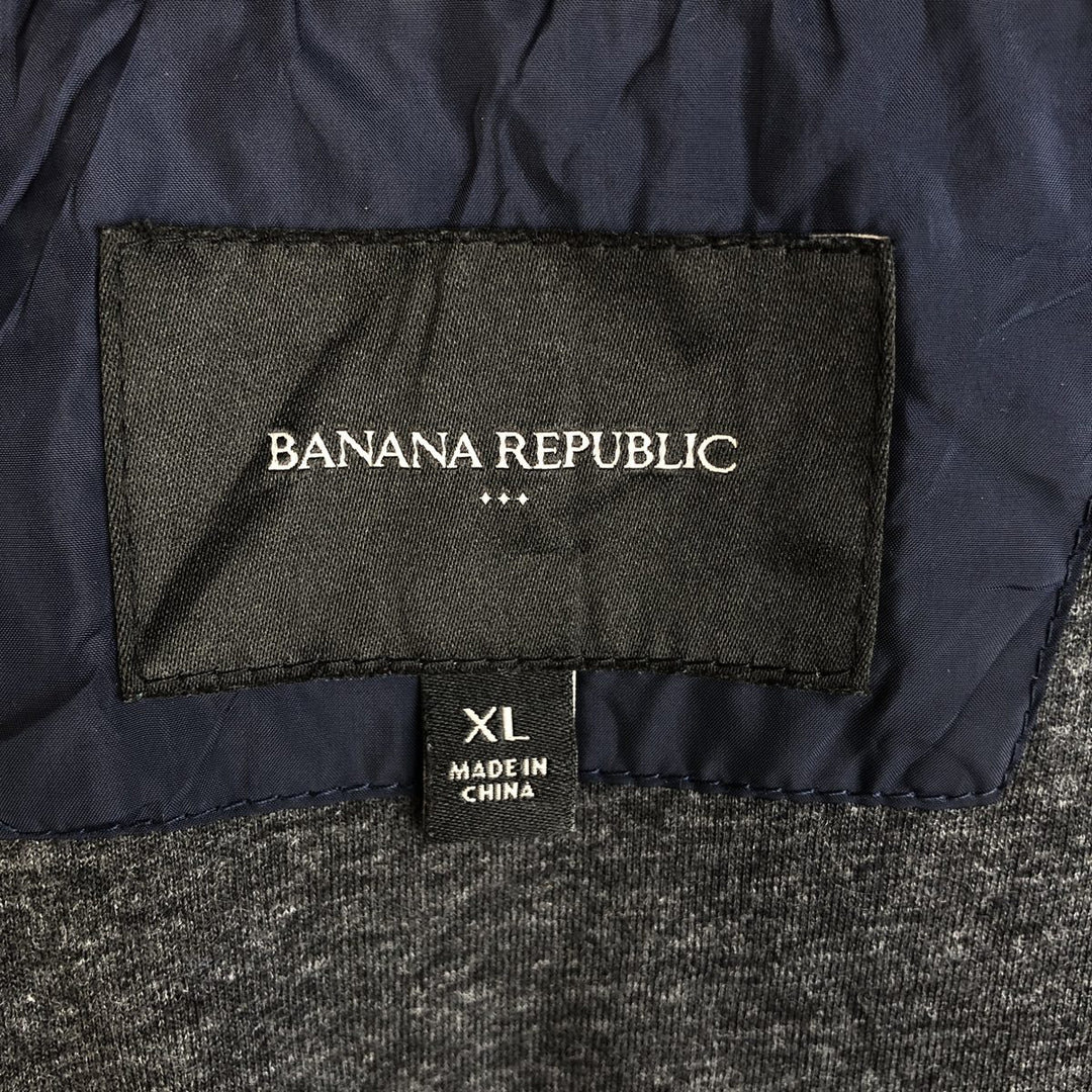Banana Republic Padded Vest, Men's Size XL acrylic navy blue type Vintage Second Hand