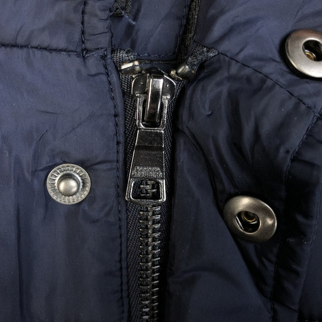 Banana Republic Padded Vest, Men's Size XL acrylic navy blue type Vintage Second Hand