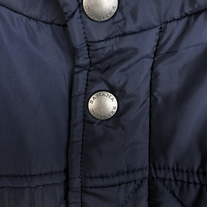 Banana Republic Padded Vest, Men's Size XL acrylic navy blue type Vintage Second Hand