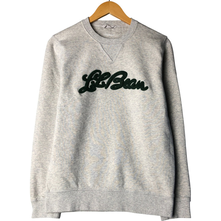 LLBean TRADITIONAL FIT Logo Sweatshirt, Men's Size Small cotton gray type Vintage Second Hand
