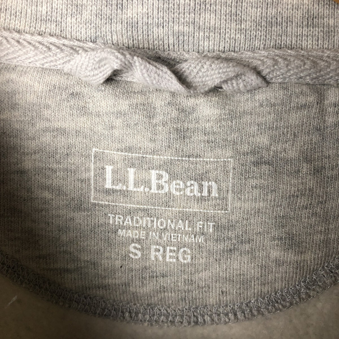 LLBean TRADITIONAL FIT Logo Sweatshirt, Men's Size Small cotton gray type Vintage Second Hand