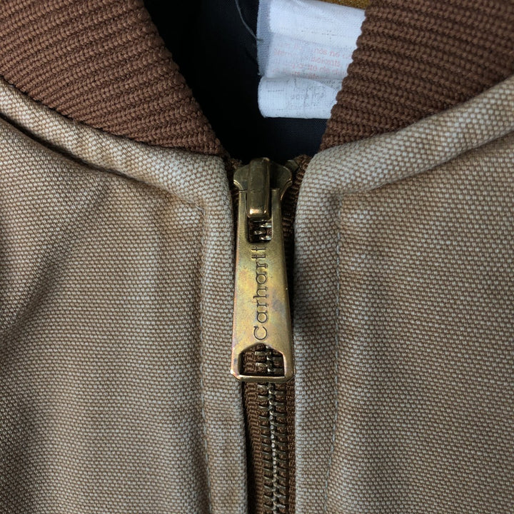 Carhartt Classic Padded Duck Vest, Men's Size L unclear beige type brown Vintage Second Hand